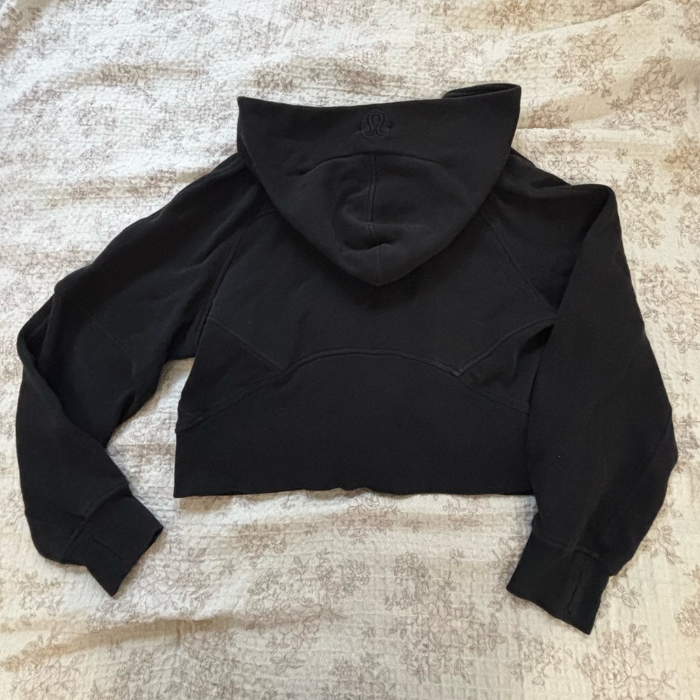 Lululemon Scuba Half Zip Hoodie Black - Picture 4 of 5